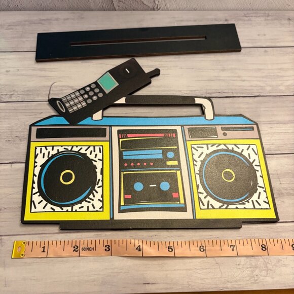 90's Party Decorations Wooden (2 PCS) (SKU: 251MI) - Picture 5 of 10